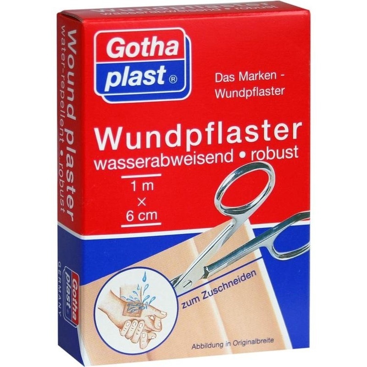 GOTHAPLAST Wundpfl.robust 6 cmx 1 m wasserabweis. 1 St