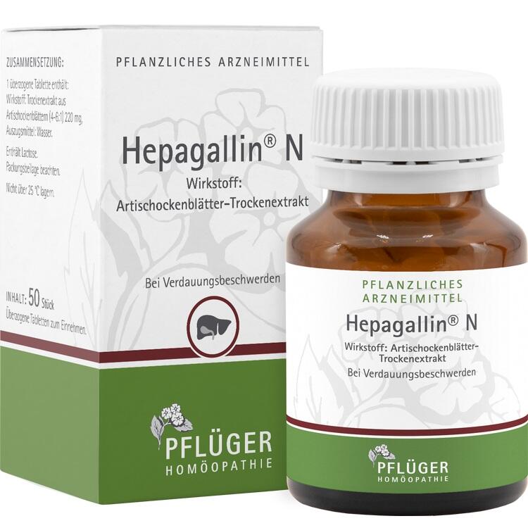 HEPAGALLIN N Dragees 50 St