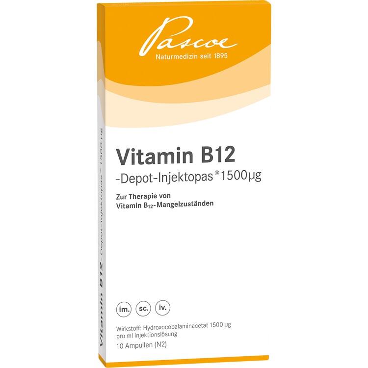 VITAMIN B12 DEPOT Inj. 1500 μg Injektionslö 10X1 ml