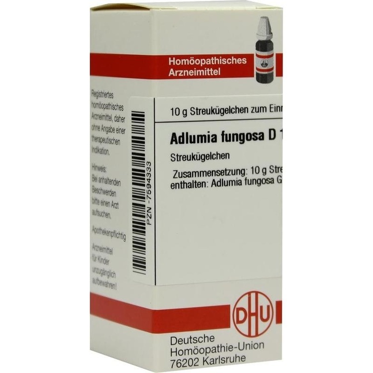 ADLUMIA fungosa D 12 Globuli 10 g