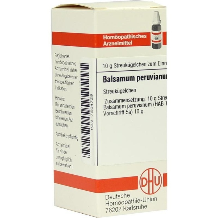 BALSAMUM PERUVIANUM C 30 Globuli 10 g