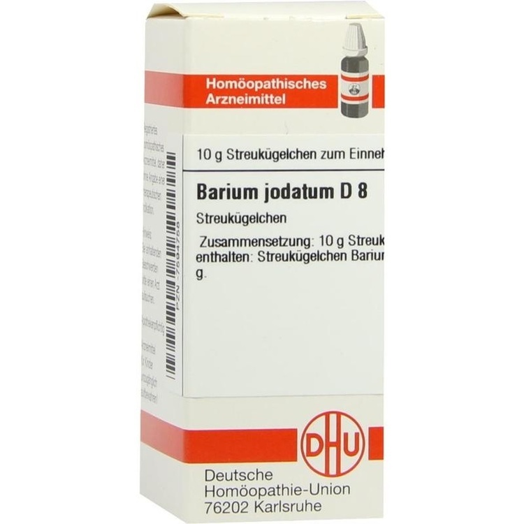 BARIUM JODATUM D 8 Globuli 10 g