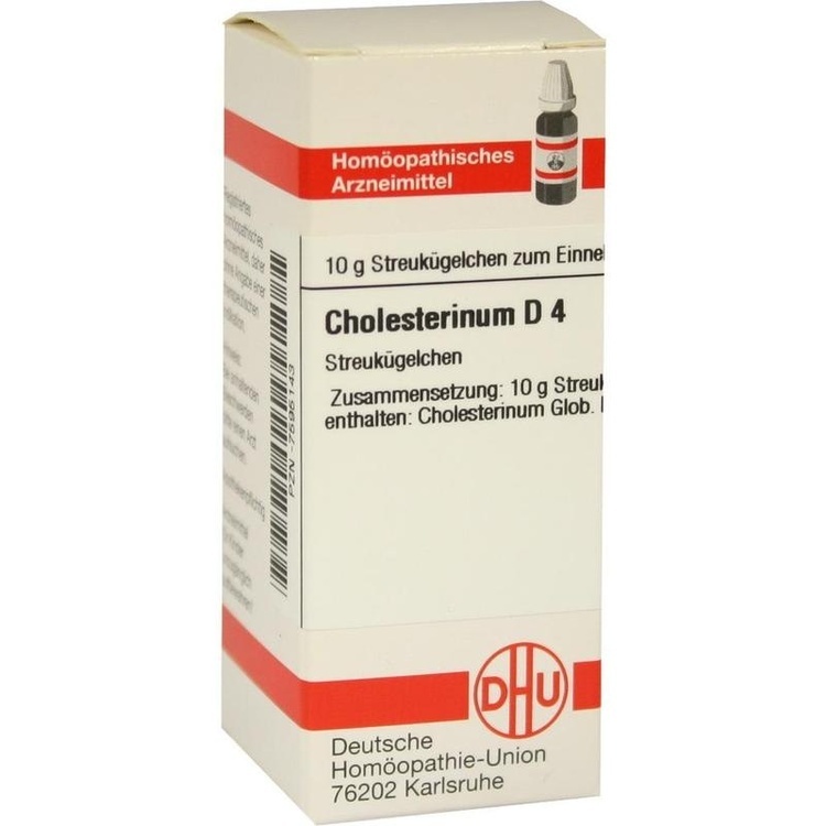 CHOLESTERINUM D 4 Globuli 10 g