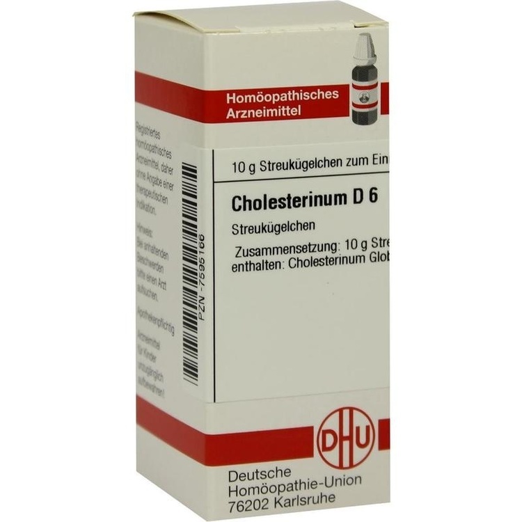 CHOLESTERINUM D 6 Globuli 10 g