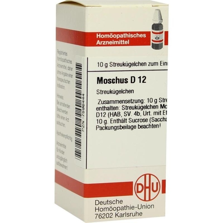 MOSCHUS D 12 Globuli 10 g