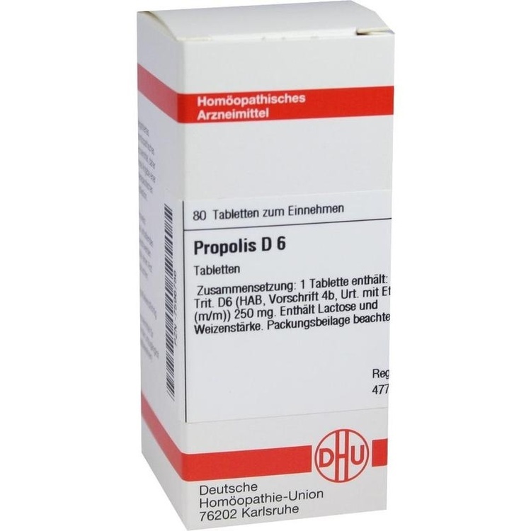 PROPOLIS D 6 Tabletten 80 St