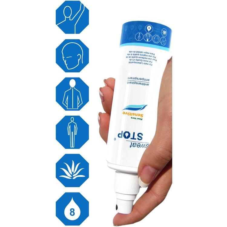 SWEATSTOP Aloe Vera Sensitive Upside Down Spray 100 ml
