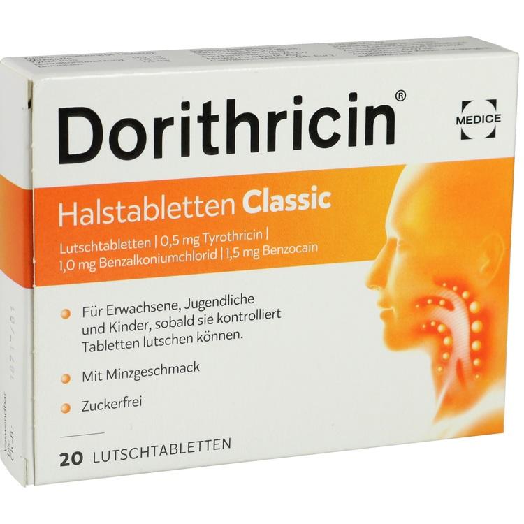 DORITHRICIN Halstabletten Classic 20 St