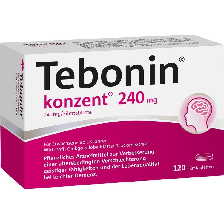 TEBONIN konzent 240 mg Filmtabletten 120 St