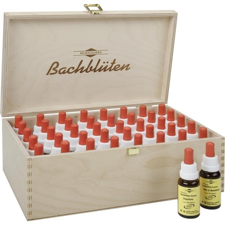 BACHBLÜTEN Murnauer stock bottles Set Holzbox Tro. 38X20 ml