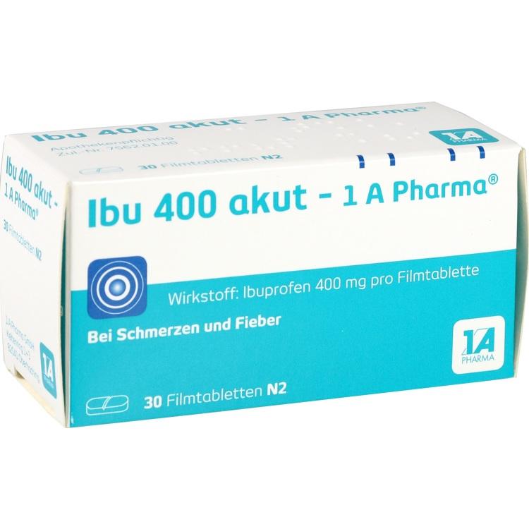 IBU 400 akut-1A Pharma Filmtabletten 30 St