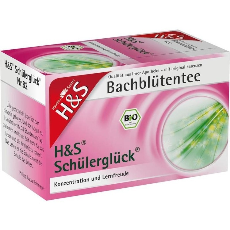 H&S Bachblüten Schülerglück-Tee Filterbeutel 20X3.0 g