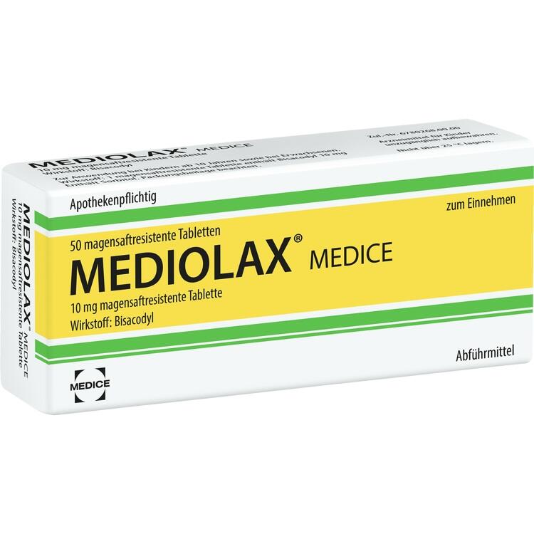 MEDIOLAX Medice magensaftresistente Tabletten 50 St