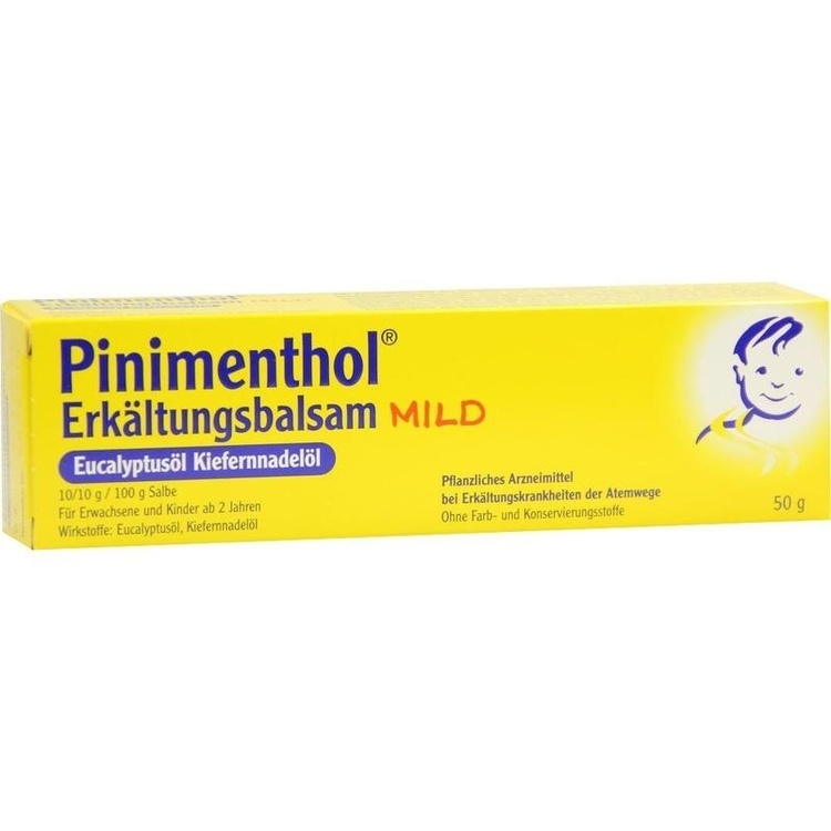 PINIMENTHOL Erkältungsbalsam mild 50 g