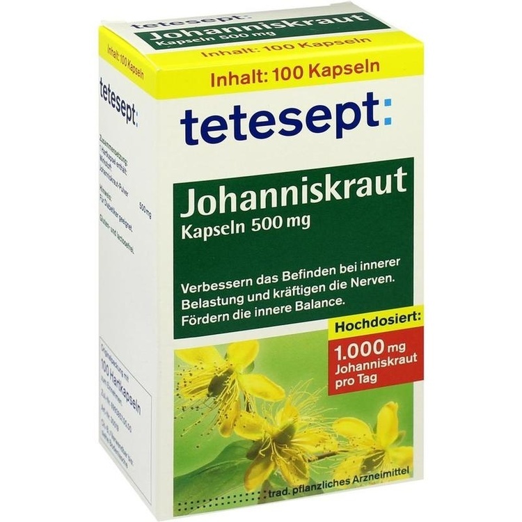 TETESEPT Johanniskraut 500 mg Kapseln 100 St