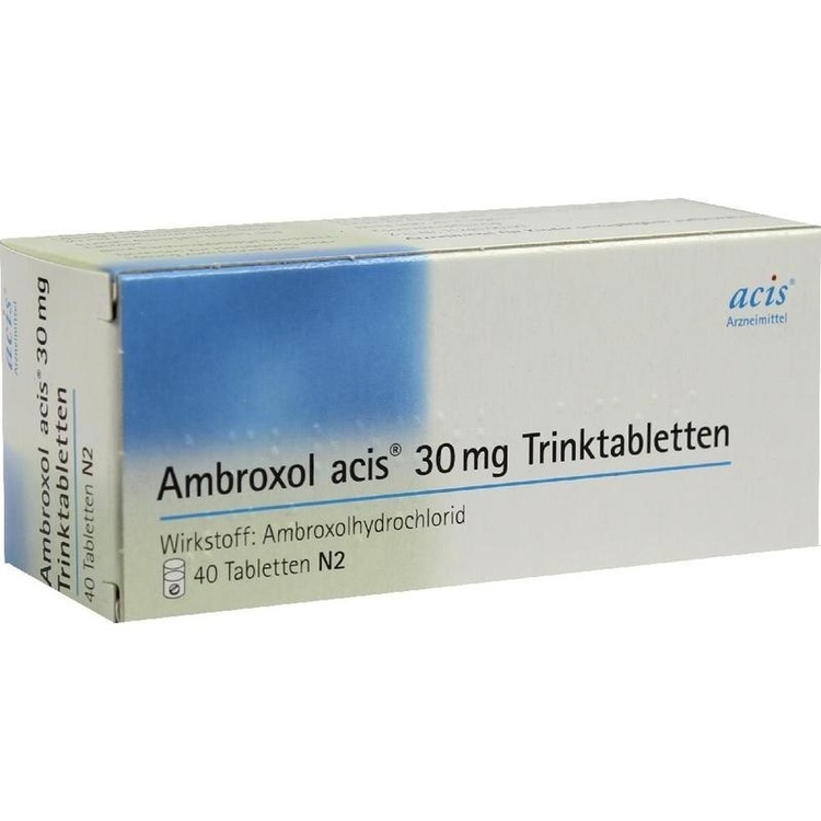 AMBROXOL acis 30 mg Trinktabletten 40 St