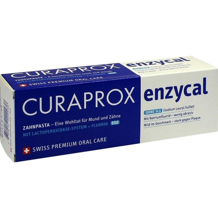 CURAPROX enzycal 950 Fluorid extra milde Zahnpasta 75 ml