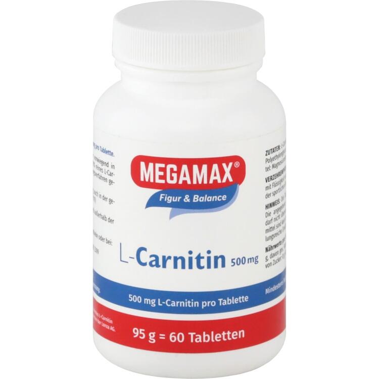 MEGAMAX L-Carnitin 500 mg Tabletten 60 St