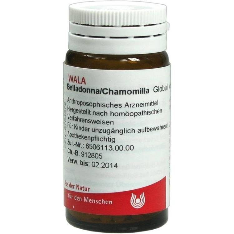 BELLADONNA CHAMOMILLA Globuli 20 g