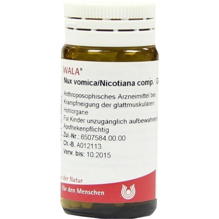 NUX VOMICA/NICOTIANA comp.Globuli 20 g