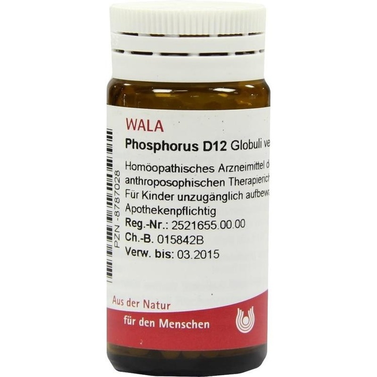 PHOSPHORUS D 12 Globuli 20 g