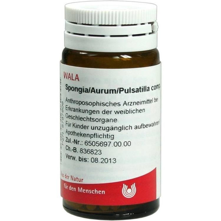 SPONGIA/AURUM/Pulsatilla comp.Globuli 20 g