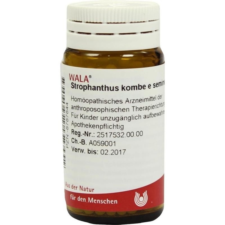 STROPHANTHUS KOMBE e semine D 3 Globuli 20 g