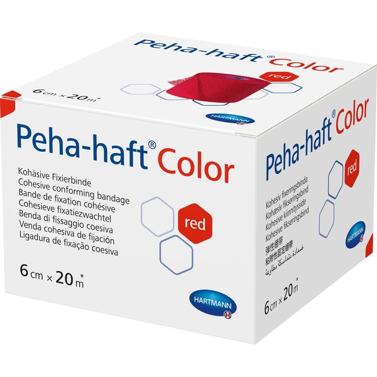 PEHA-HAFT Color Fixierb.latexfrei 6 cmx20 m rot 1 St