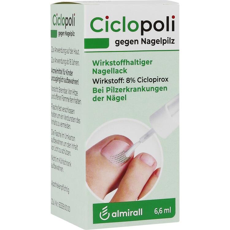 CICLOPOLI gegen Nagelpilz wirkstoffhalt.Nagellack 6.6 ml