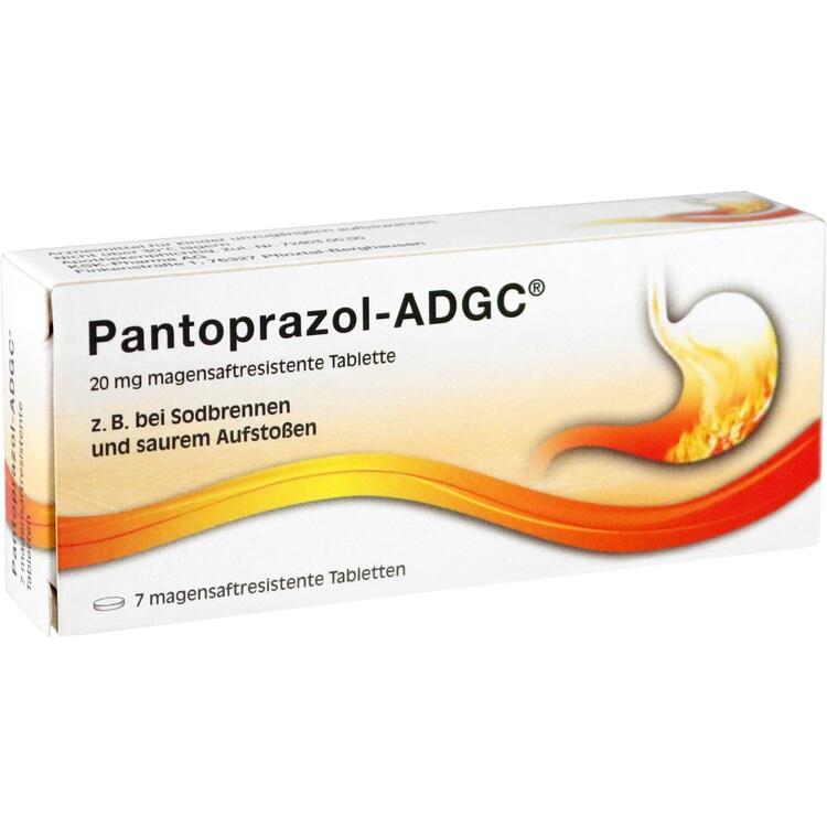 PANTOPRAZOL ADGC 20 mg magensaftres.Tabletten 7 St