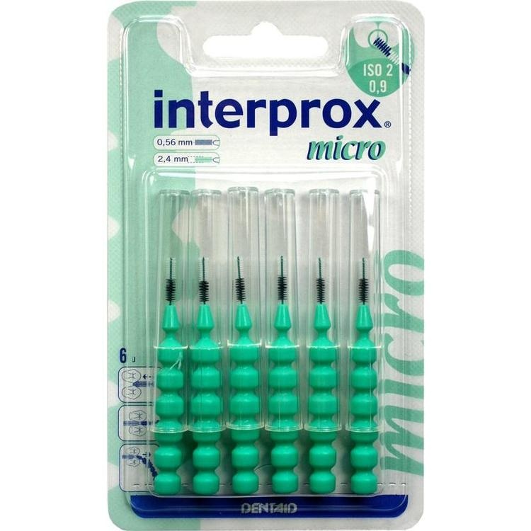INTERPROX reg micro grün Interdentalbürste Blis. 6 St