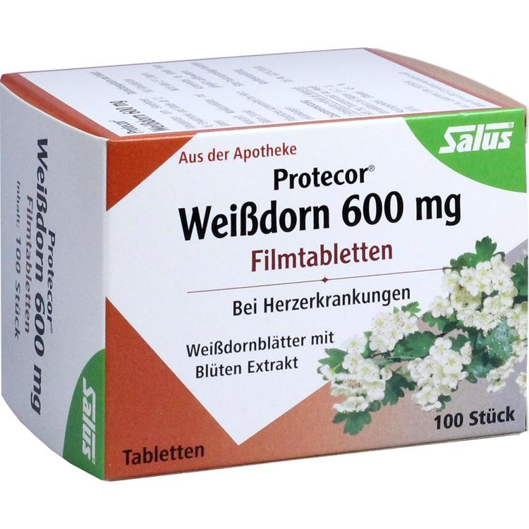 PROTECOR Weißdorn 600 mg Filmtabletten 100 St