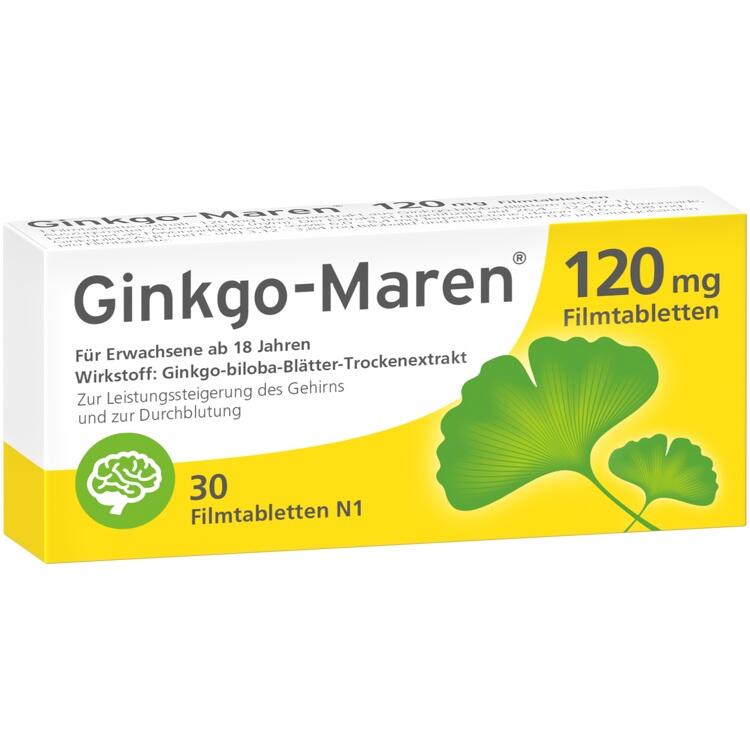 GINKGO-MAREN 120 mg Filmtabletten 30 St