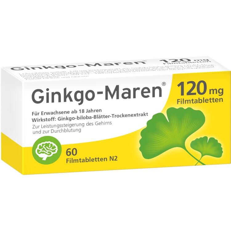 GINKGO-MAREN 120 mg Filmtabletten 60 St
