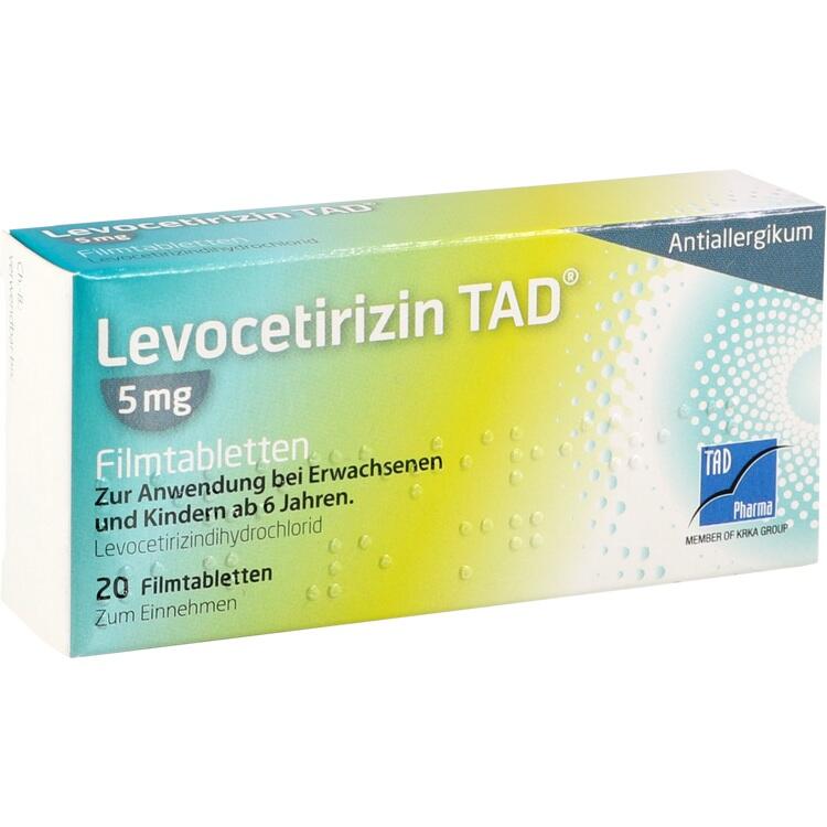 LEVOCETIRIZIN TAD 5 mg Filmtabletten 20 St