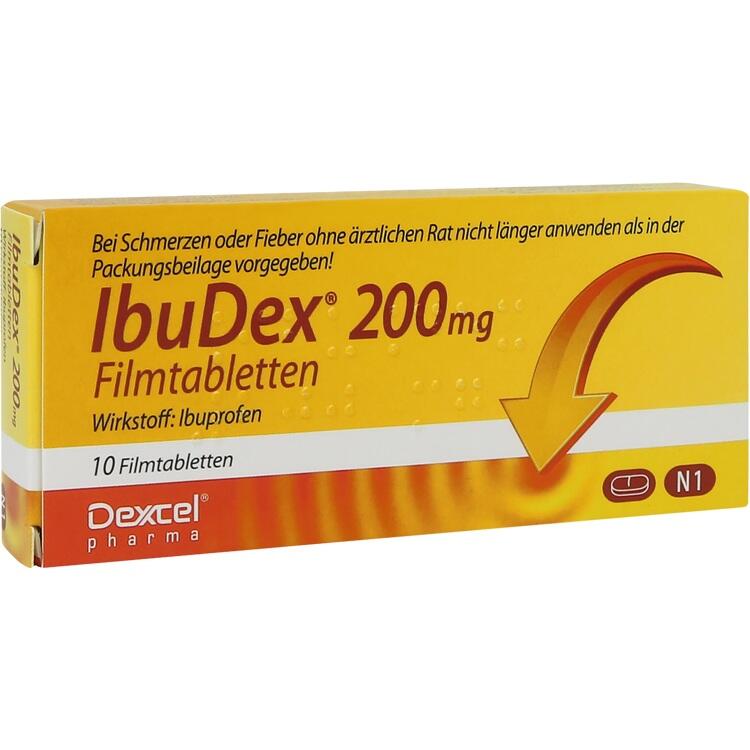IBUDEX 200 mg Filmtabletten 10 St