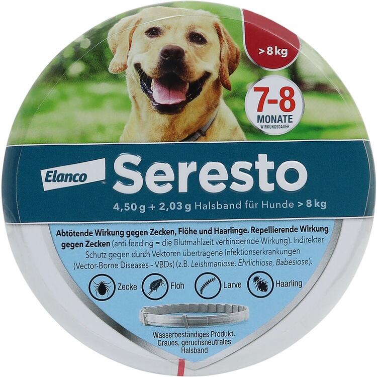 SERESTO 4,50g + 2,03g Halsband für Hunde ab 8kg 1 St