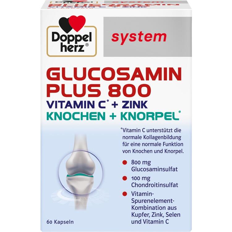 DOPPELHERZ Glucosamin Plus 800 system Kapseln 60 St