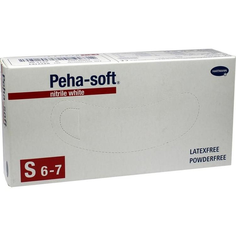 PEHA-SOFT nitrile white Unt.Hands.unsteril pf S 100 St