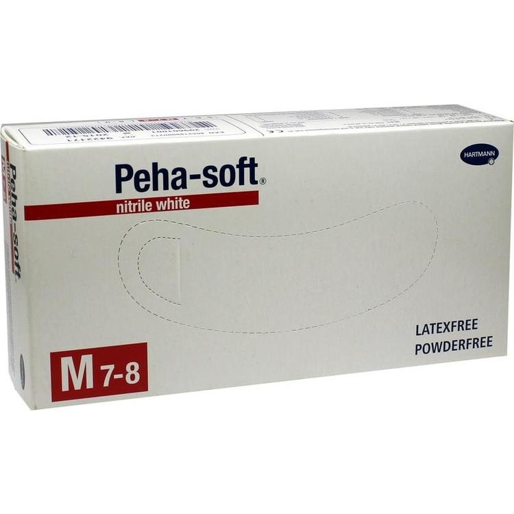 PEHA-SOFT nitrile white Unt.Hands.unsteril pf M 100 St