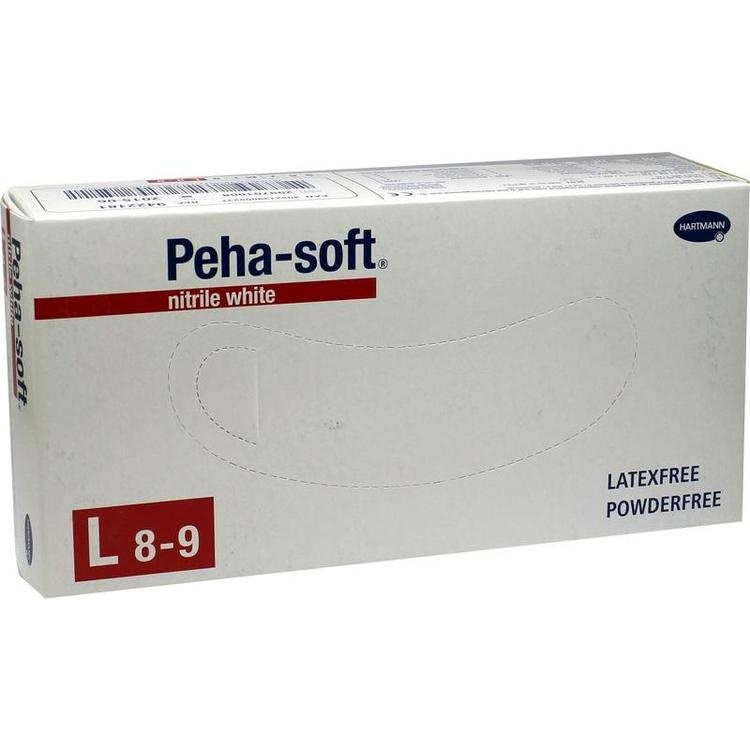 PEHA-SOFT nitrile white Unt.Hands.unsteril pf L 100 St