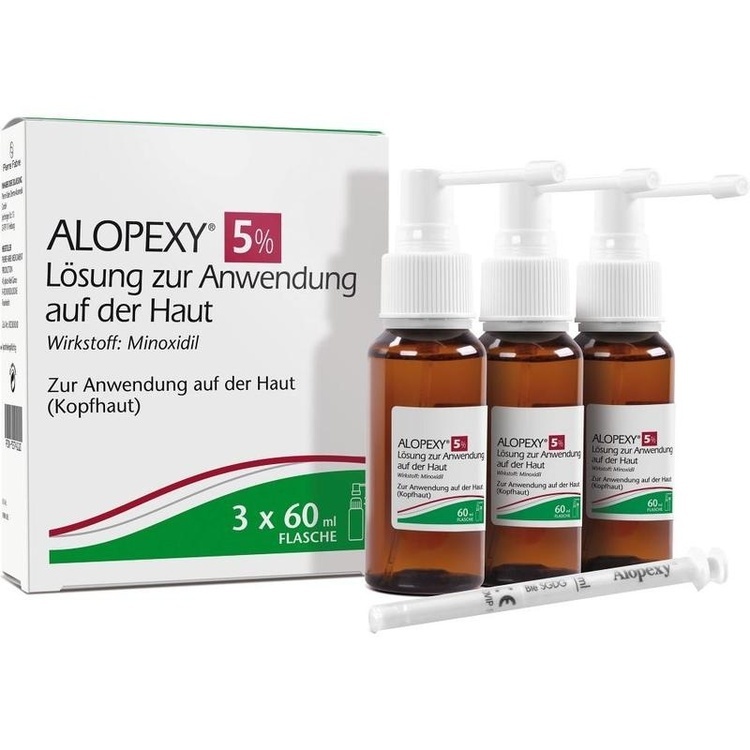 ALOPEXY 5% Lösung zur Anwendung auf der Haut 3X60 ml