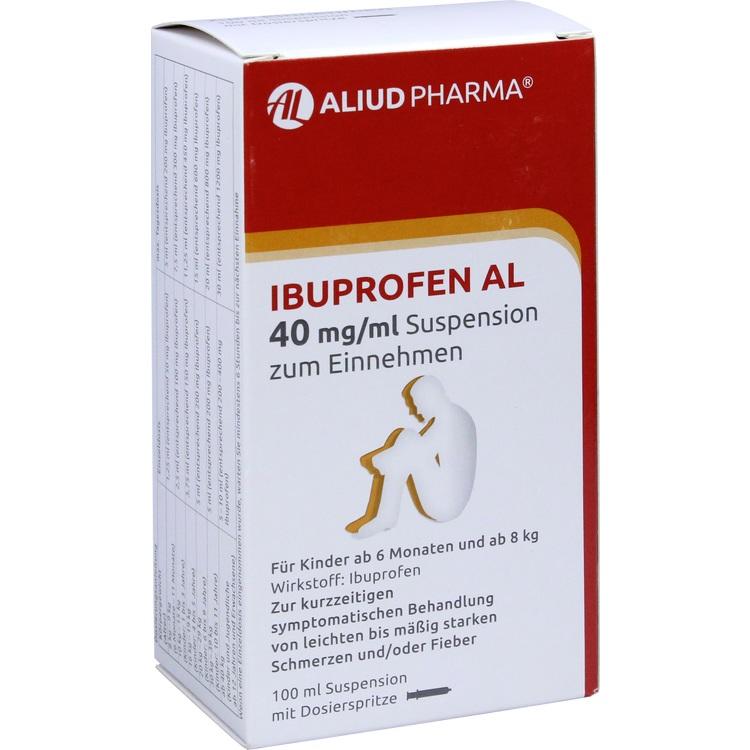 IBUPROFEN AL 40 mg/ml Suspension zum Einnehmen 100 ml