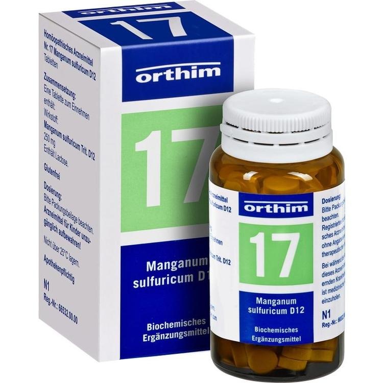 BIOCHEMIE Orthim 17 Manganum sulfuricum D 12 Tabl. 100 St