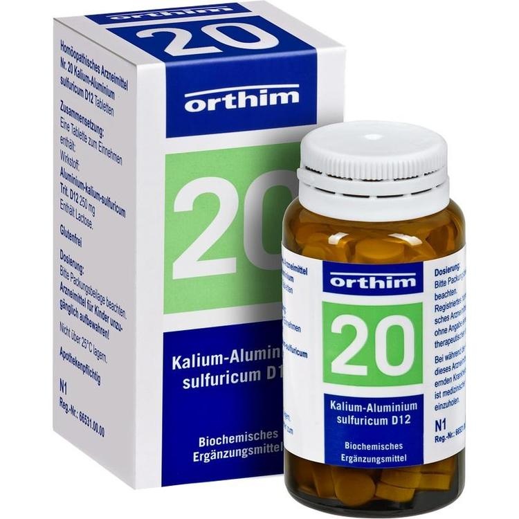 BIOCHEMIE Orthim 20 Kalium alumin.sulfur.D 12 Tab. 100 St