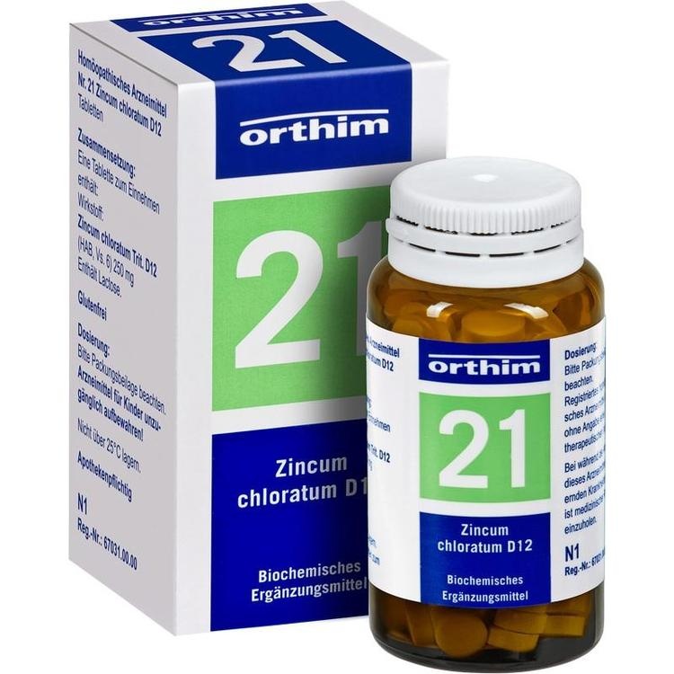 BIOCHEMIE Orthim 21 Zincum chloratum D 12 Tabl. 100 St
