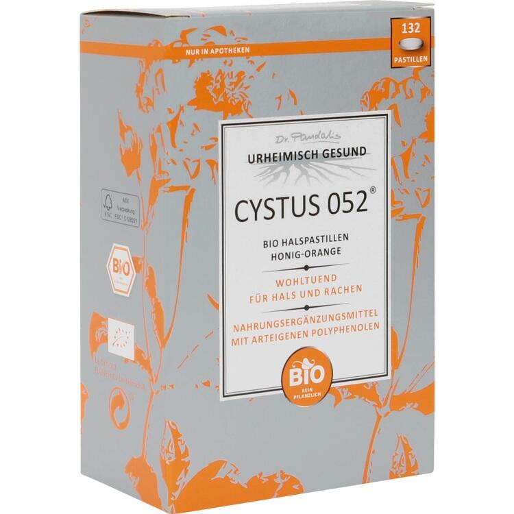 CYSTUS 052 Bio Halspastillen Honig Orange 132 St