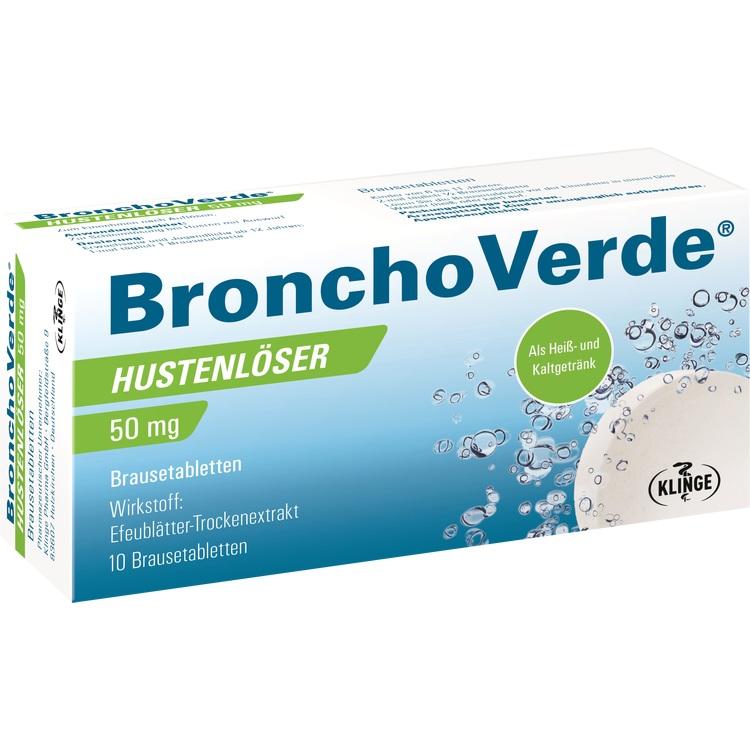 BRONCHOVERDE Hustenlöser 50 mg Brausetabletten 10 St