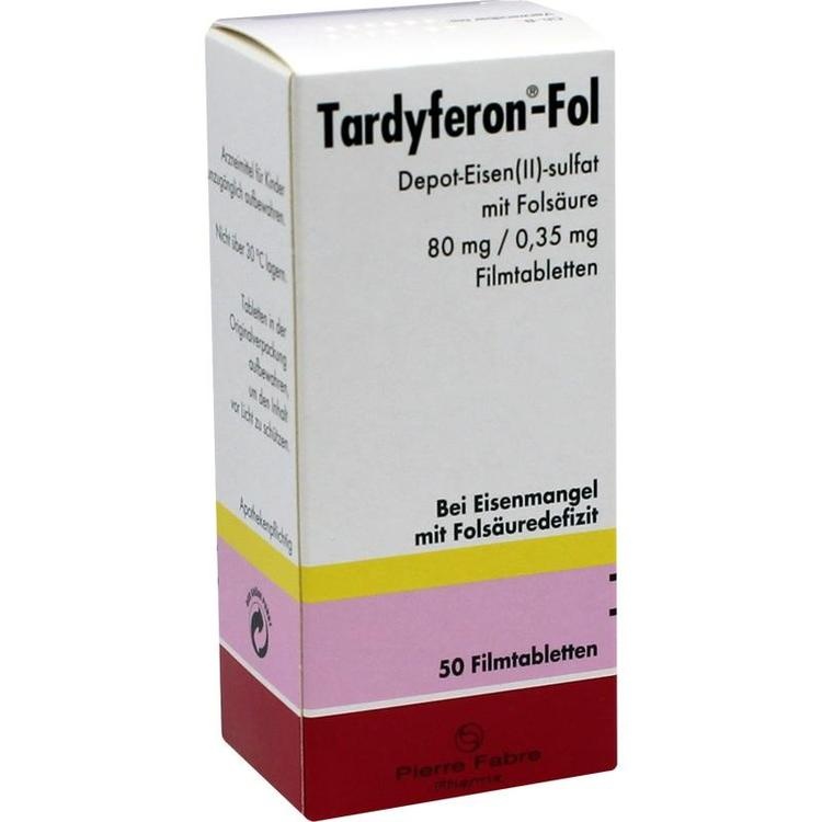 TARDYFERON-Fol Depot-Eisen(II)-sul.m.Fols.Filmtab. 50 St