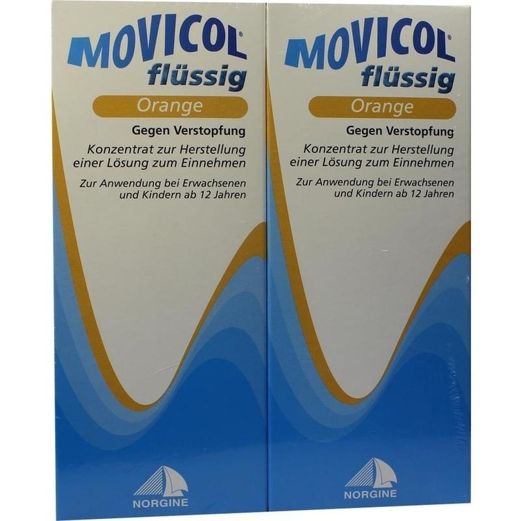 MOVICOL flüssig Orange 2X500 ml